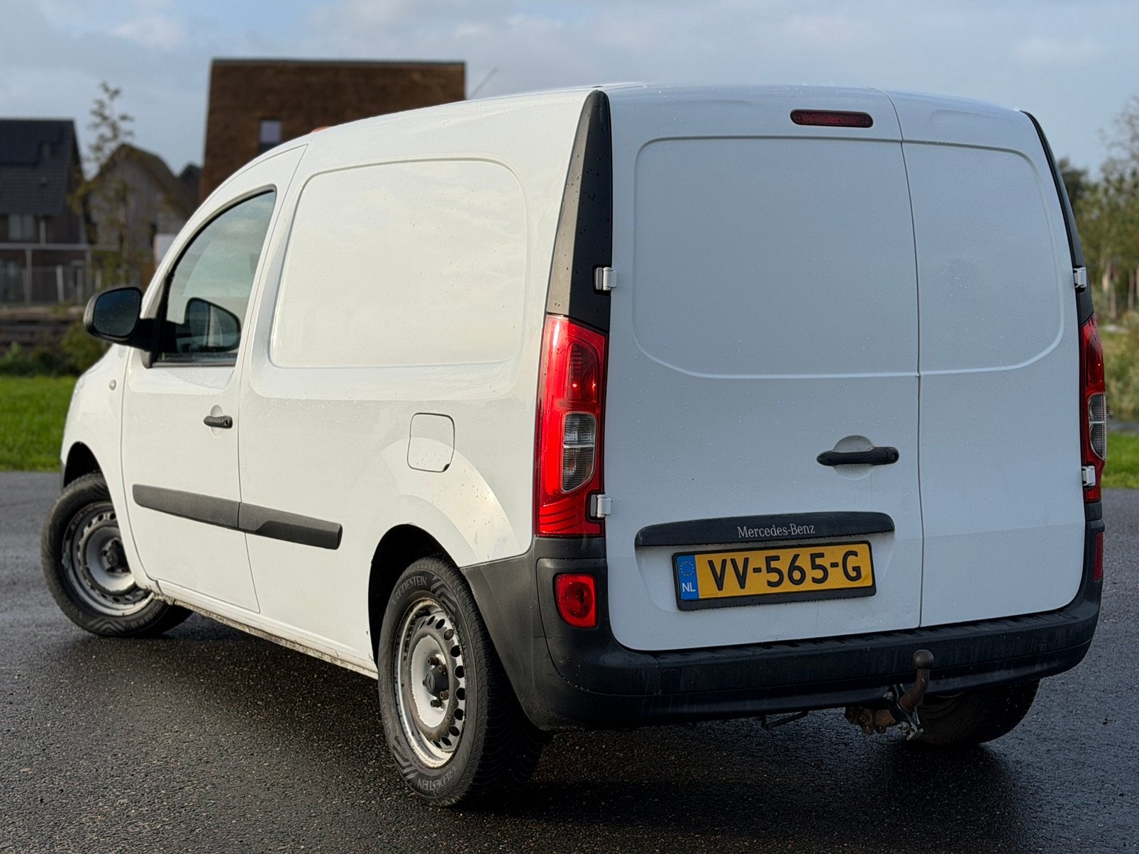 Mercedes-Benz Citan 1.5 CDI 55KW 2016 Wit - Airco - Trekhaak, Auto's, Voorwielaandrijving, Euro 5, Stof, 74 pk