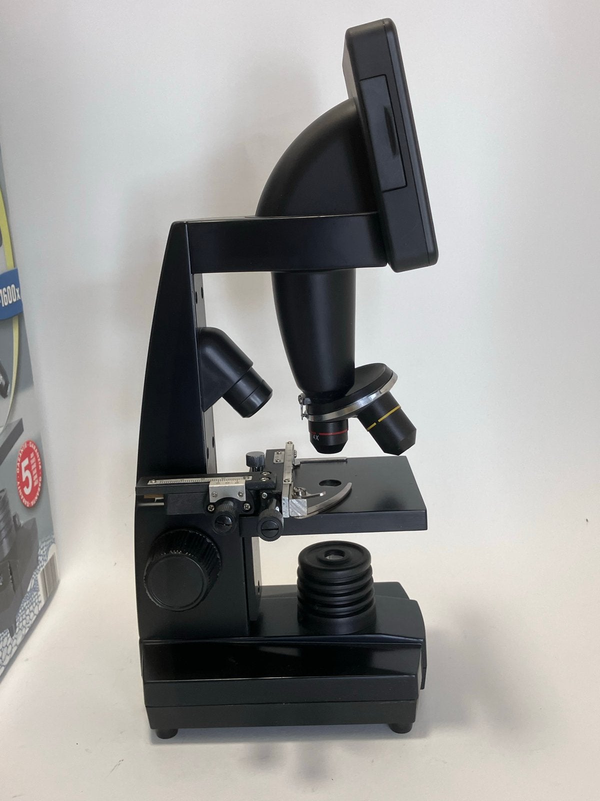 Bresser LCD Microscoop 40x-1600x met LCD-scherm, Ophalen, Zo goed als nieuw, 1000x of meer, Biologische microscoop
