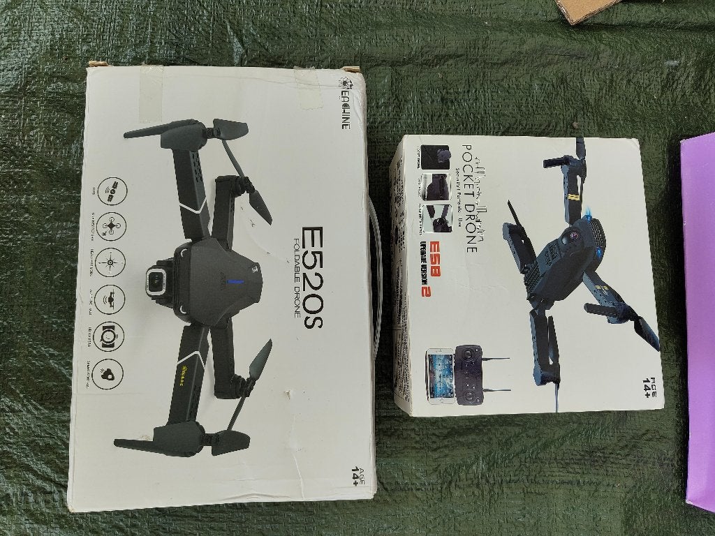 Drone E520S en Pocket Drone E58 V2 Nieuw, Ophalen, 100 tot 1000 meter, Overige merken, 15 tot 30 minuten