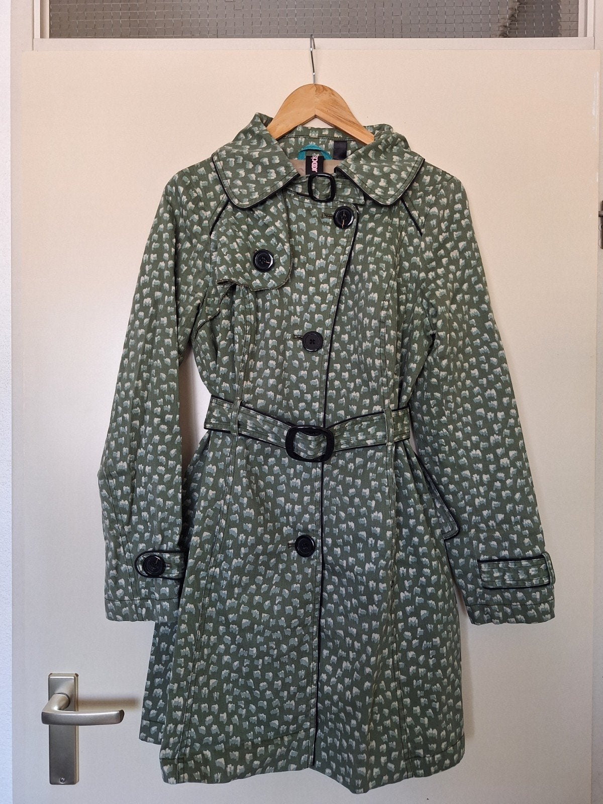 Spoom Trenchcoat een echte tussenjas Mintgroen Maat 40, Kleding | Dames, Maat 38/40 (M), Spoom, Ophalen of Verzenden, Zo goed als nieuw