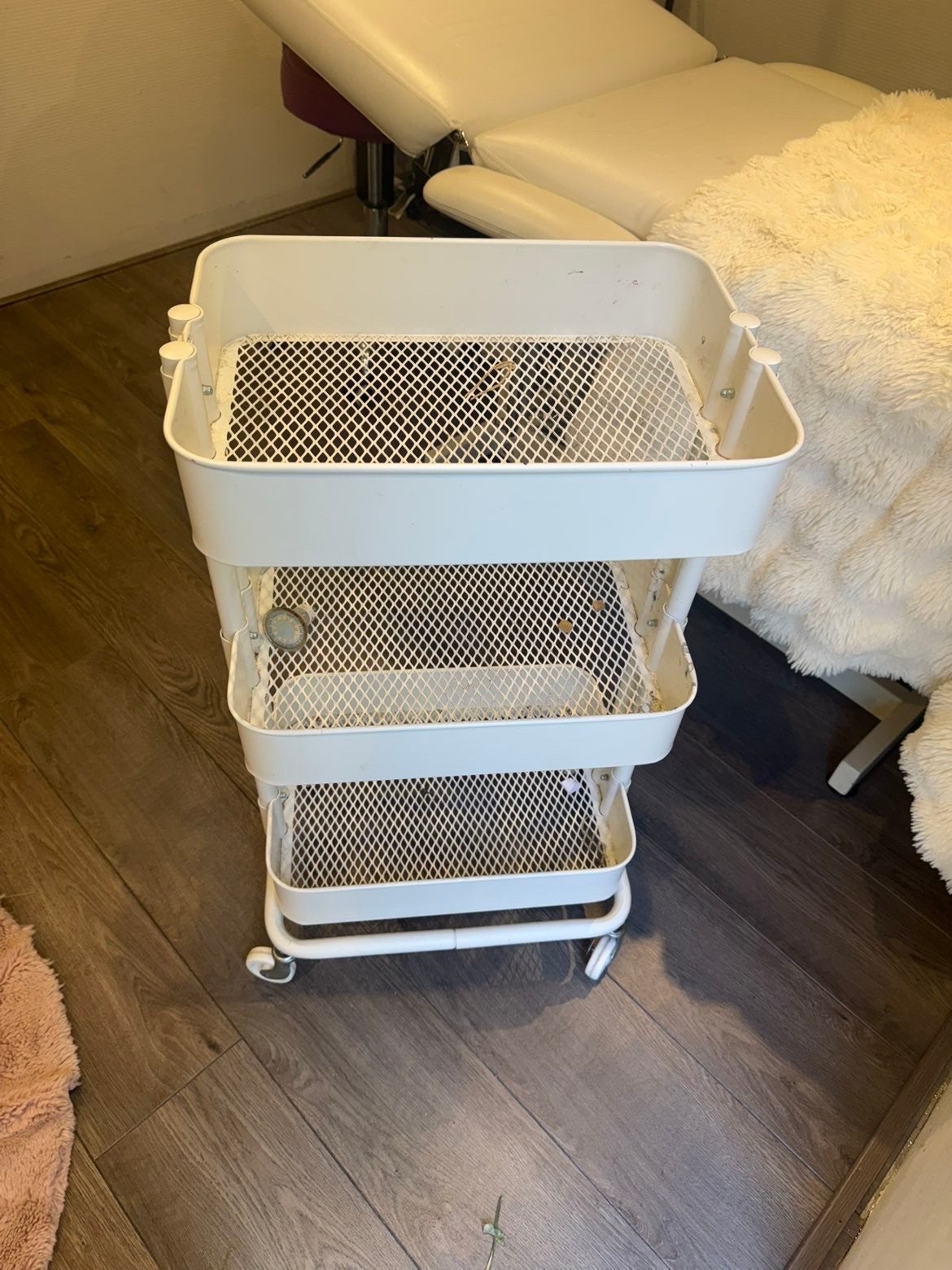 IKEA RÅSKOG roltafel / trolley - wit, Ophalen of Verzenden, Gebruikt