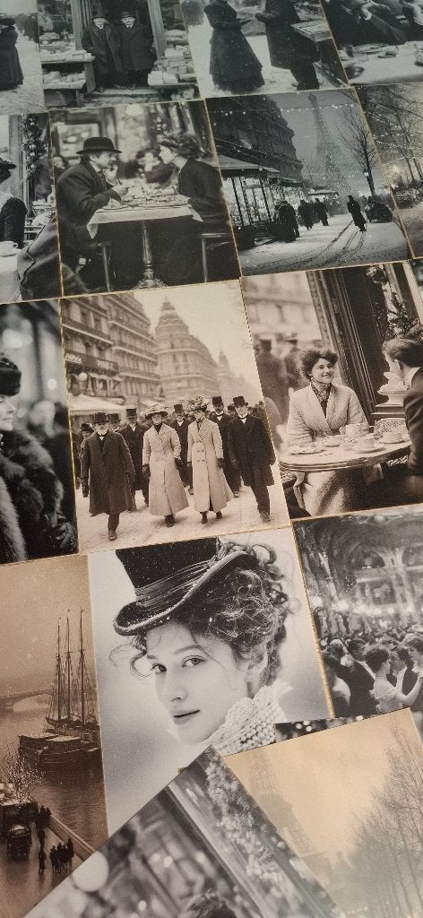 Ansichtkaartenset: Paris in the winter