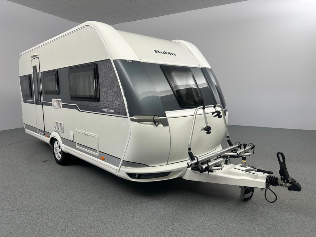 Hobby On Tour 470 UL Mover Voortent Fietsendrager, Caravans en Kamperen, Rondzit, Bedrijf, 4 tot 5 meter, Tot en met 4