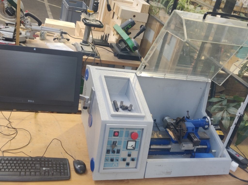 Boxford Cadet CNC gestuurde draaibank, Doe-het-zelf en Verbouw, Ophalen, Gebruikt, Metaaldraaibank, Computergestuurd (Cnc)