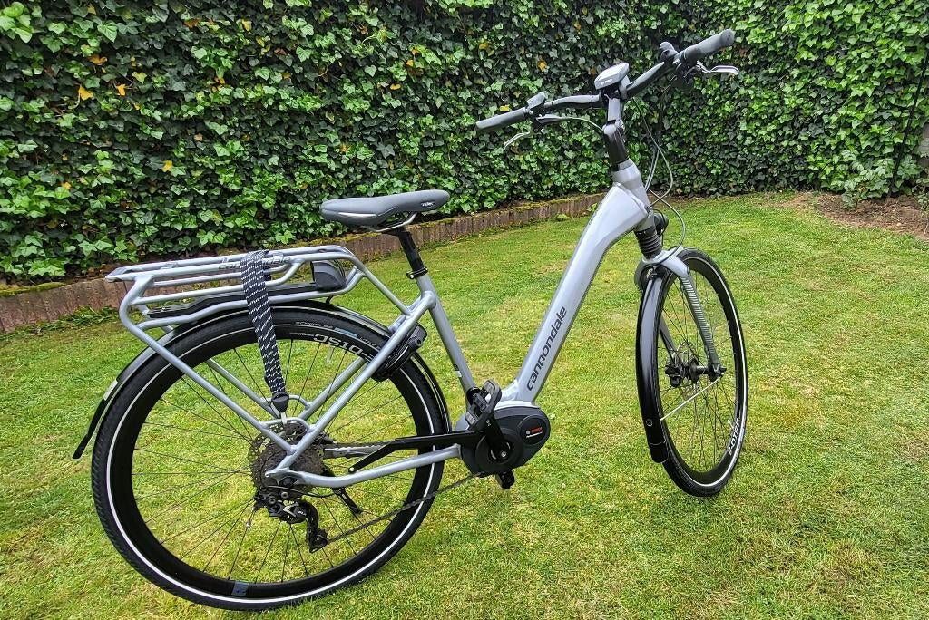 Dames model - Cannondale e-bike - Bosch Performance, Gebruikt, 51 tot 55 cm, 50 km per accu of meer, Ophalen