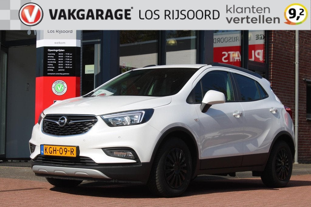 OPEL Mokka X 1.4 Turbo Aut. *Online Edition* | Trekhaak | Ca, Auto's, Opel, Automaat, Stof, Gebruikt, Wit