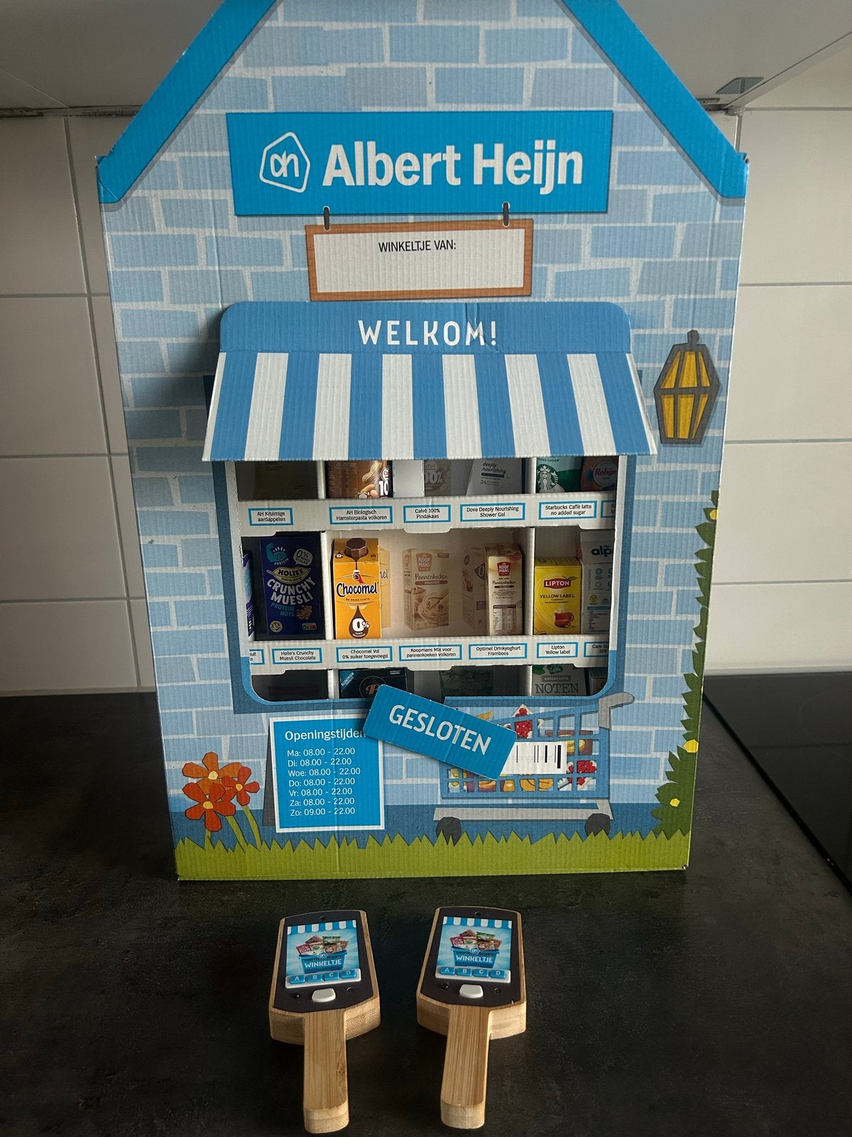 Albert Heijn supermarkt speelset met accessoires, Ophalen, Zo goed als nieuw, Jongen of Meisje
