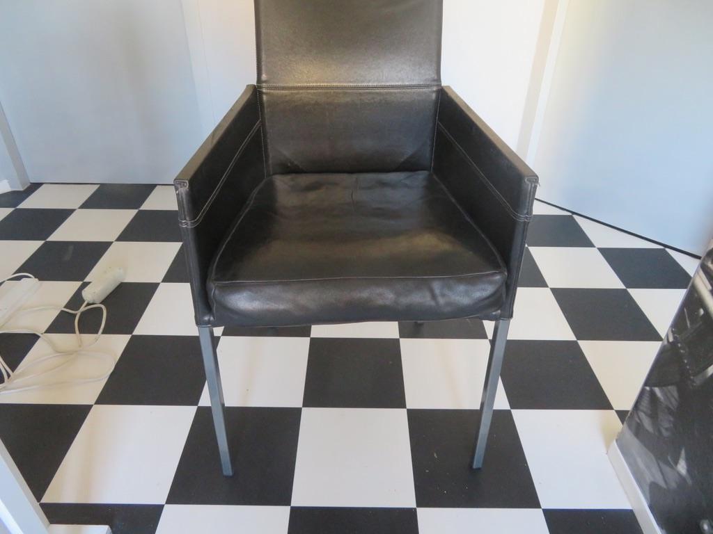 eetkamer stoelen, Huis en Inrichting, Stoelen, Ophalen, Gebruikt, Twee, Zwart
