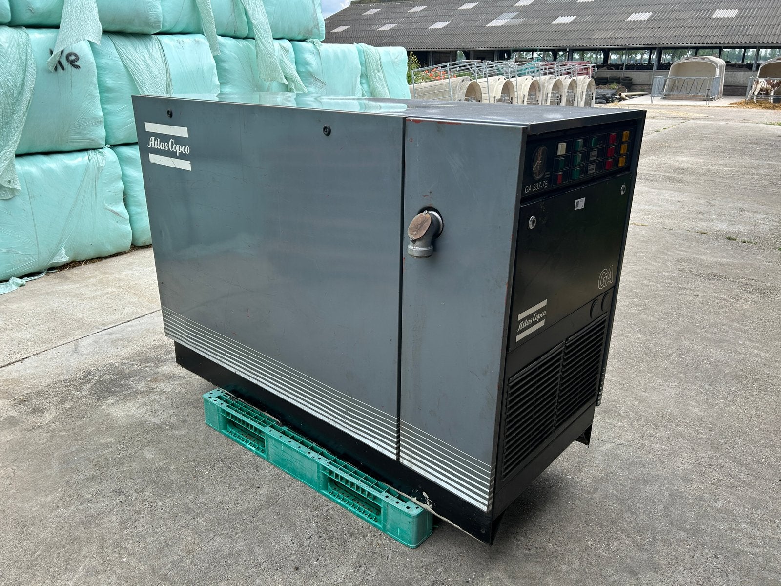 Compressor Atlas copo GA 237, Doe-het-zelf en Verbouw, 100 liter of meer, Ophalen, Zo goed als nieuw, Minder dan 200 liter/min