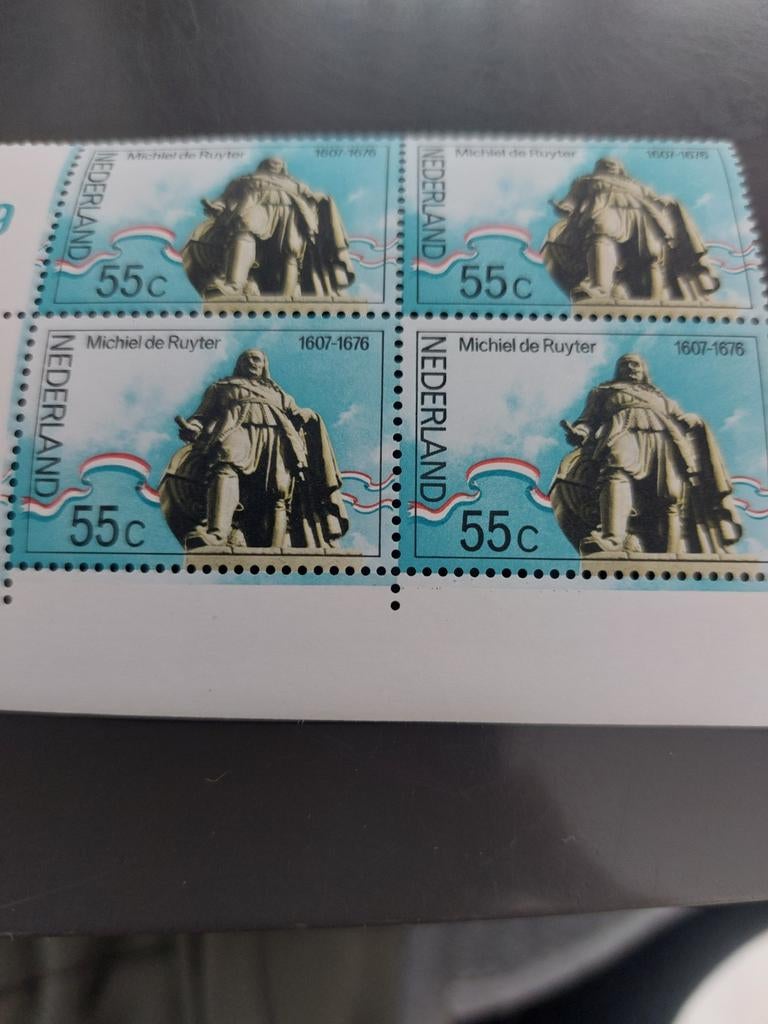 Postzegels Michiel de Ruyter 55c (1607-1676), Postzegels en Munten, Ophalen of Verzenden, Na 1940, Postfris