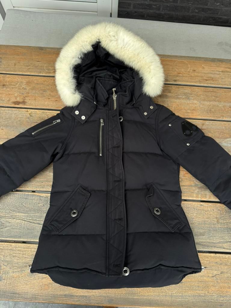 Moose Knuckles dames jas, Kleding | Dames, Jassen | Winter, Ophalen of Verzenden, Gedragen, Maat 36 (S), Zwart