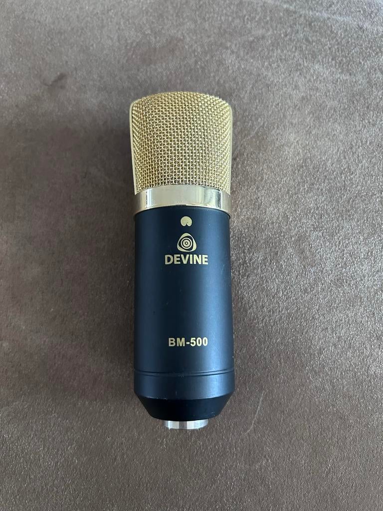 Devine BM-500 Condensator Microfoon, Muziek en Instrumenten, Microfoons, Ophalen of Verzenden, Zo goed als nieuw, Studiomicrofoon