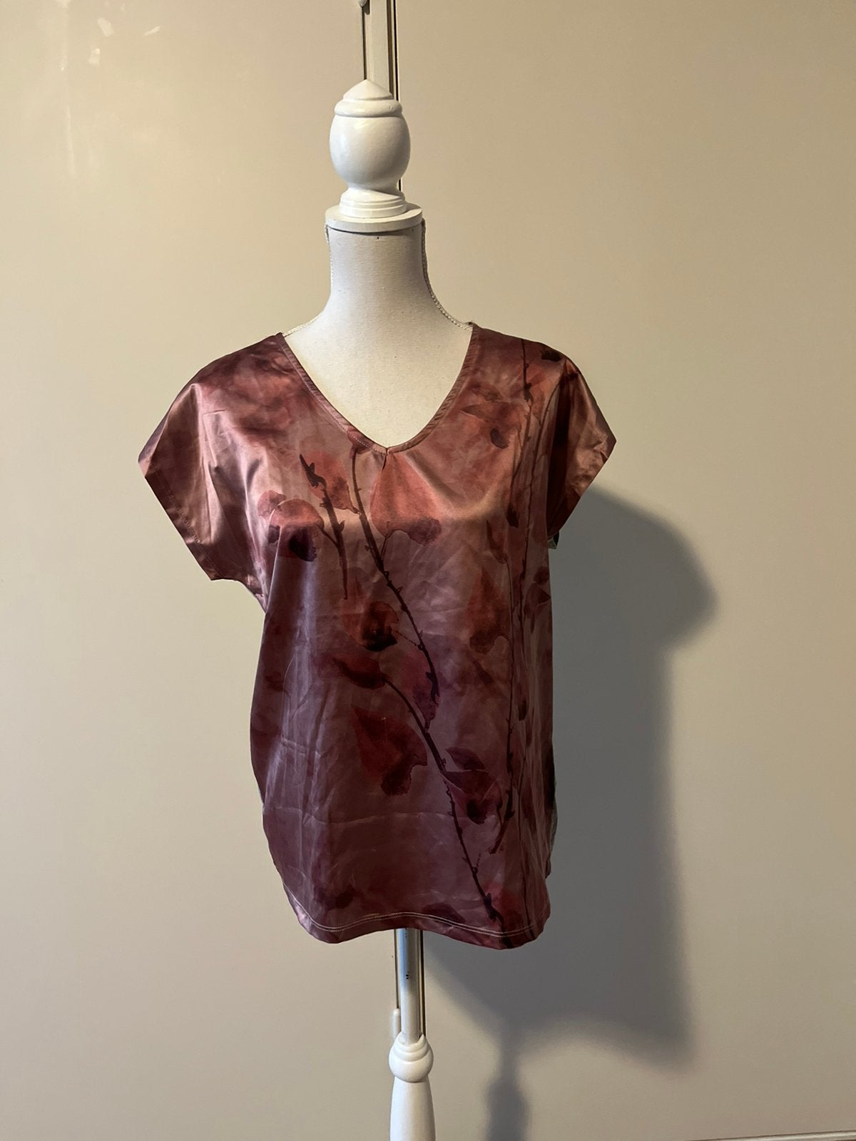 Shirt dames maat L cream, Ophalen of Verzenden, Gedragen, Korte mouw