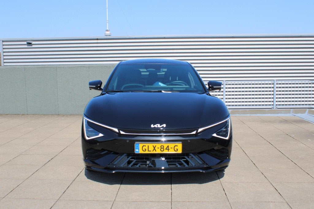 Kia EV6 GT Line 84Kw NETTO DEAL! mag 1800KG trekken, Auto's, Kia, 228 pk, Achterwielaandrijving, Zwart, 1960 kg