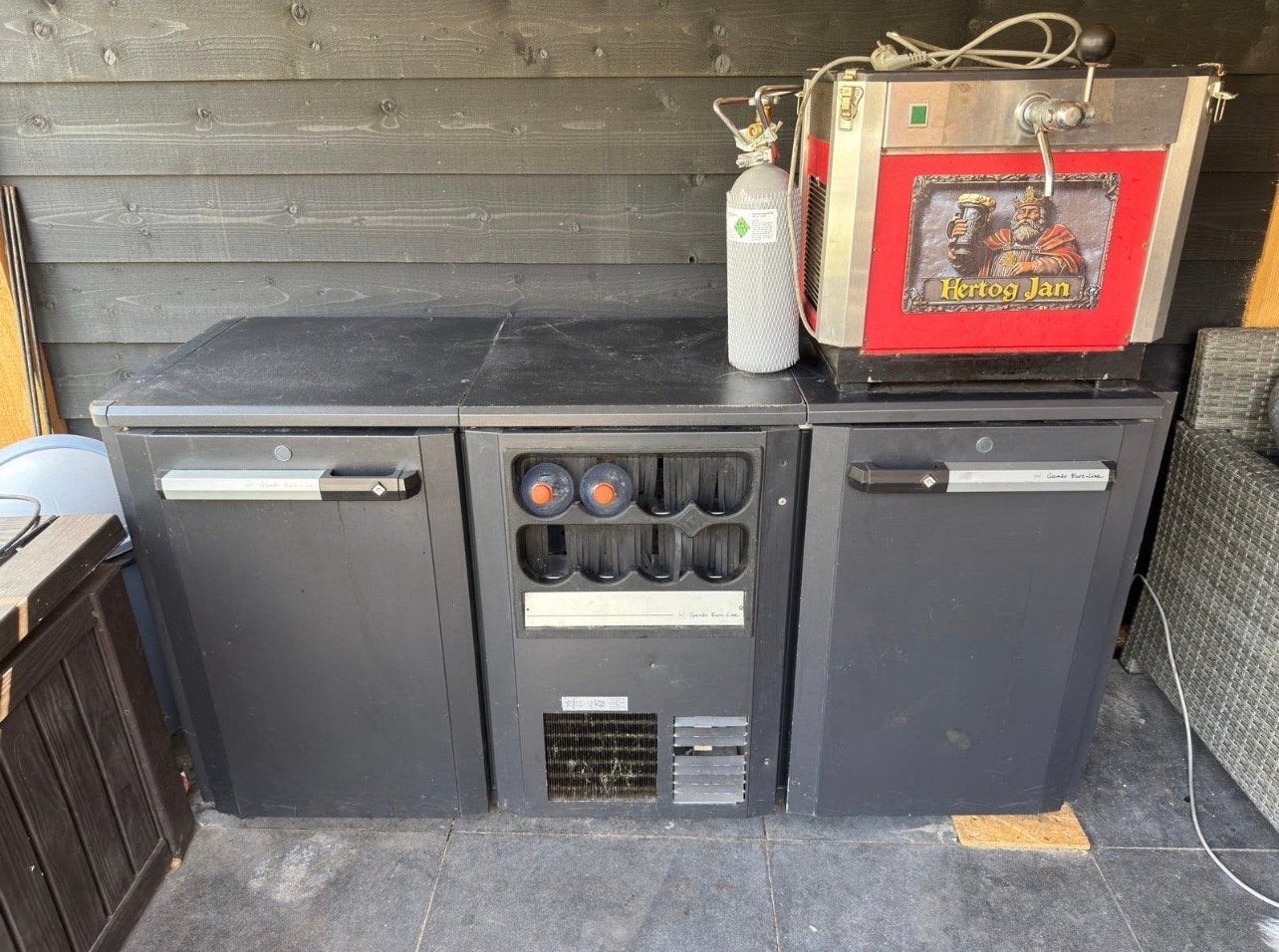 biertap met koelkasten, Ophalen of Verzenden, Gebruikt, Koelen en Vriezen