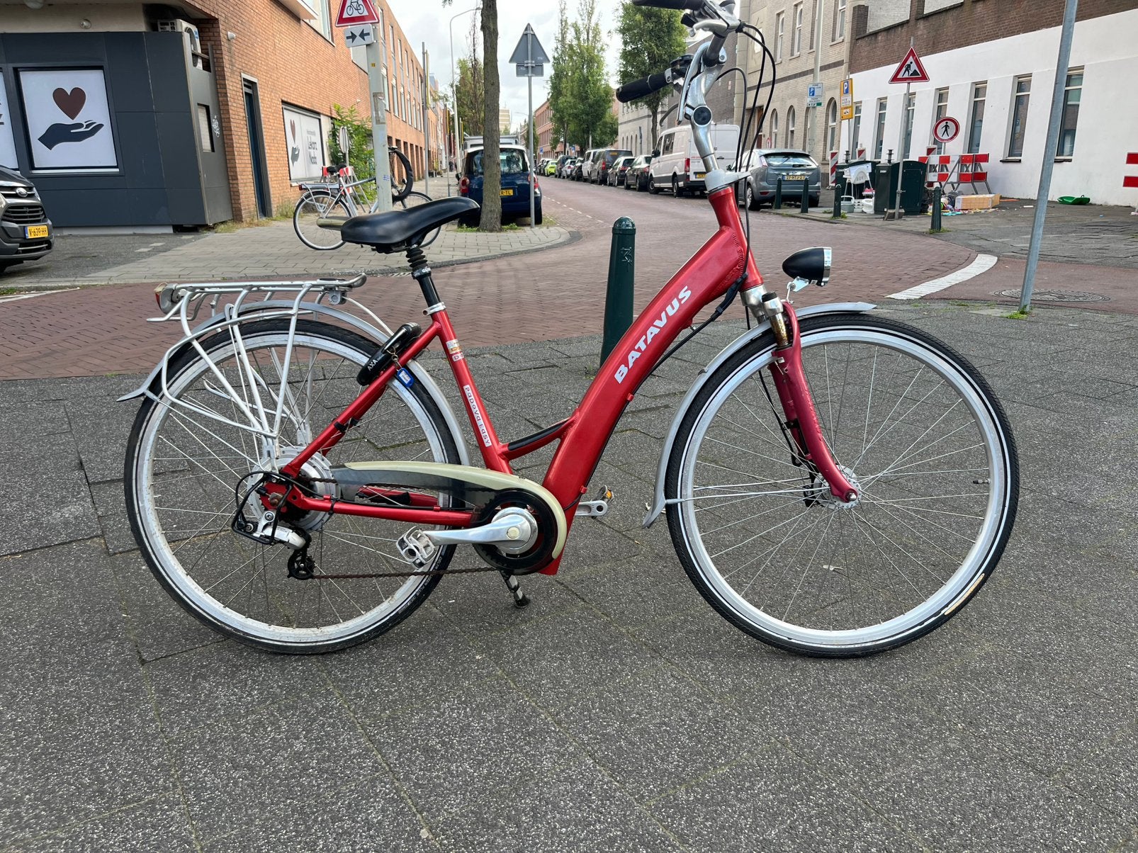 Batavus Damesfiets -  met 7 Versnellingen, Fietsen en Brommers, Ophalen, Gebruikt, Velgrem, Versnellingen