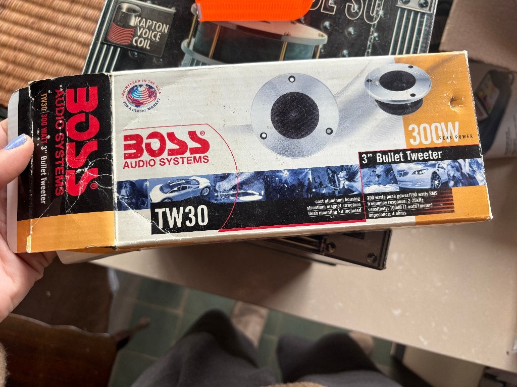 Boss Audio Systems TW30 bullet tweeters paar  CS26941, Ophalen of Verzenden, Zo goed als nieuw