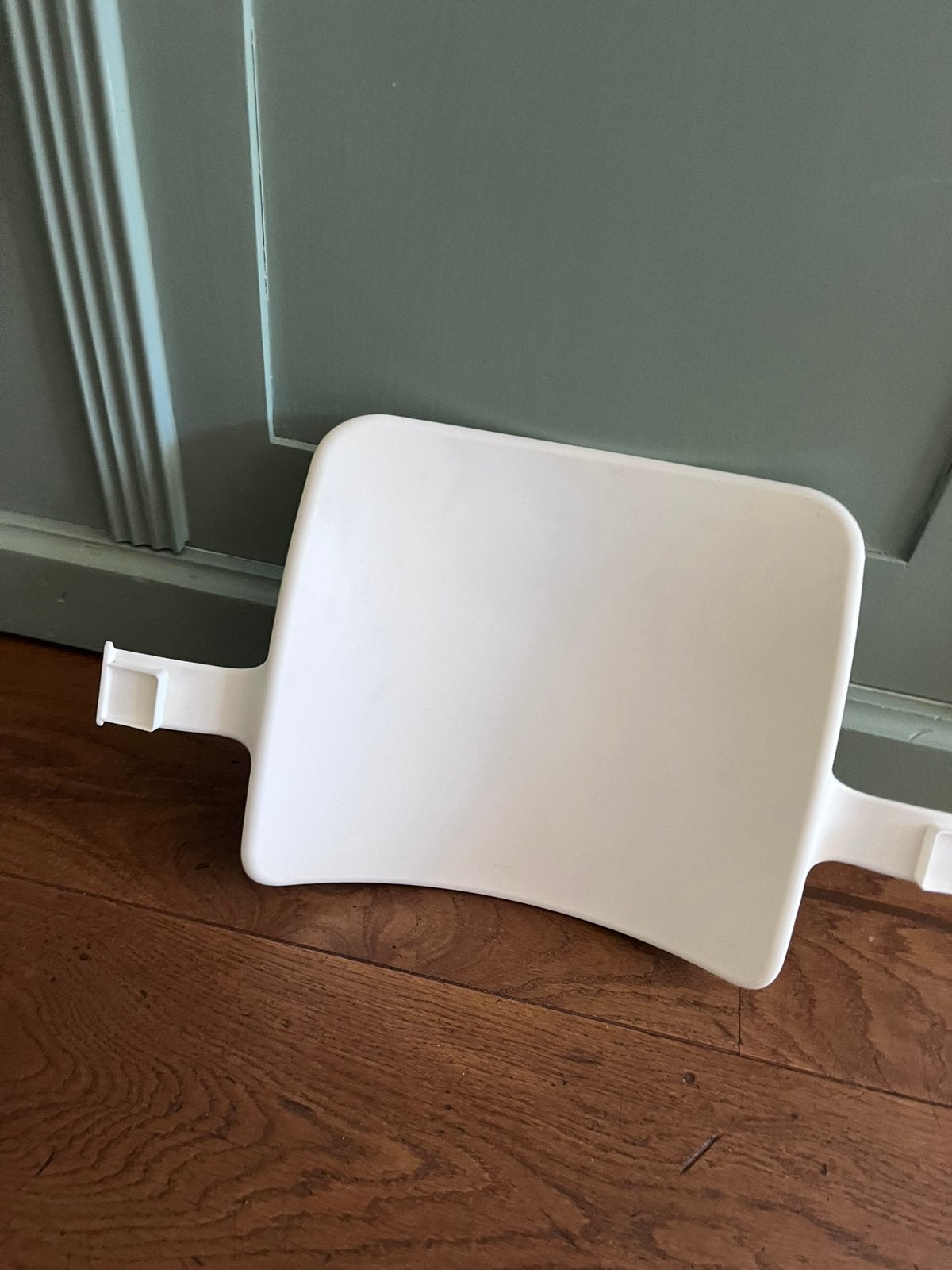 Stokke rugleuning wit, Ophalen, Gebruikt, Meegroeistoel