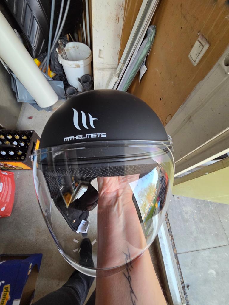Scooter helm maat M, Ophalen, Zo goed als nieuw, Medium