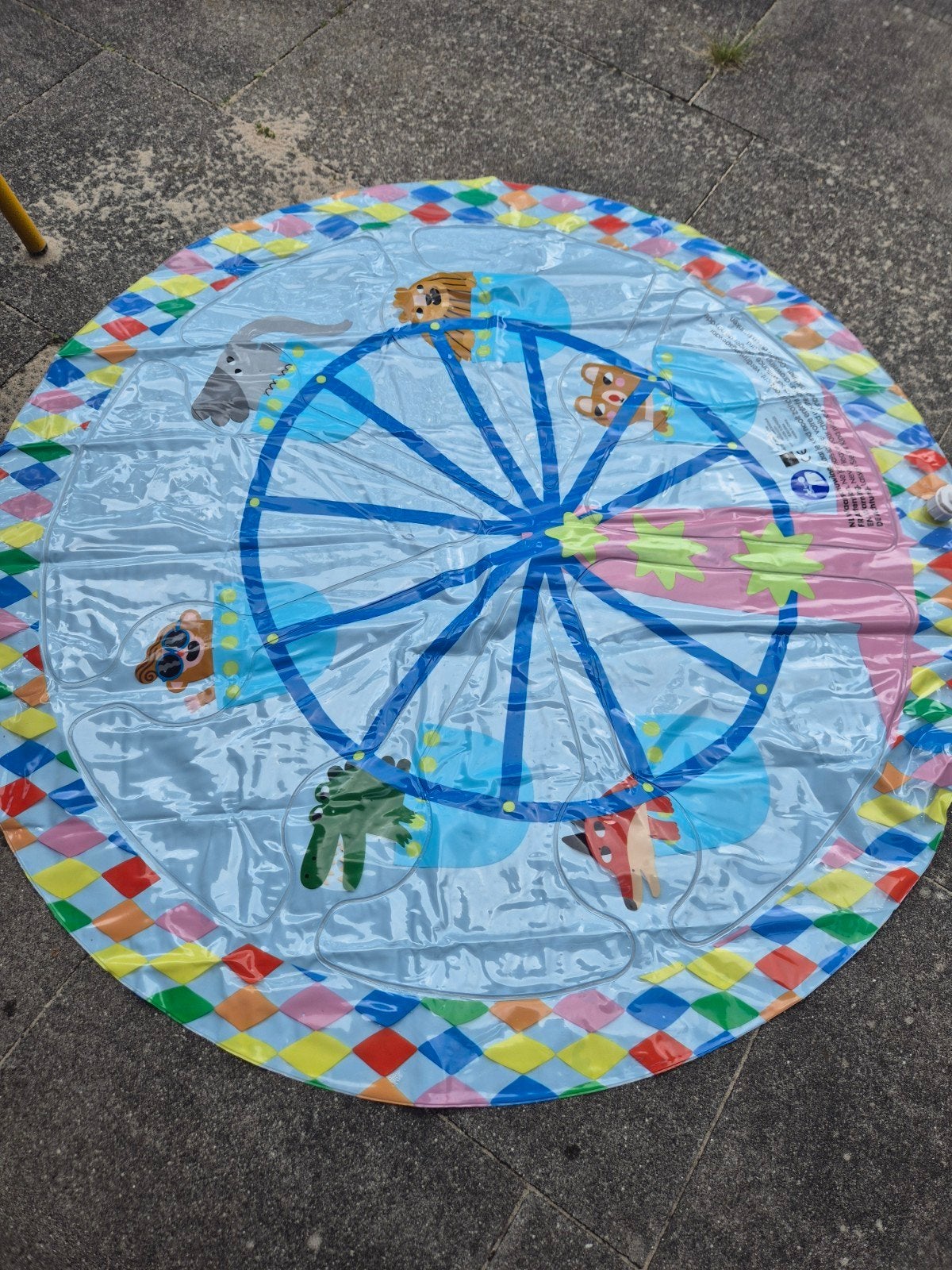 HEMA whack-a-mole watermat 107cm circus, Ophalen, Zo goed als nieuw