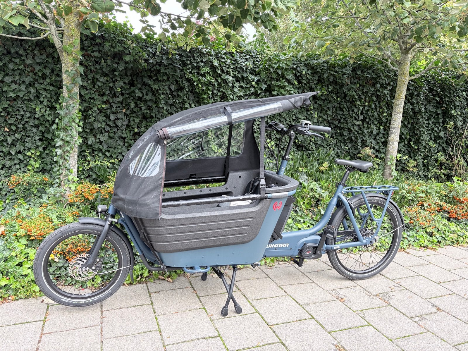 Winora F.U.B. 2 Bakfiets - 2381KM - Compleet - bosch cargo, Elektrisch, Zo goed als nieuw, 2 kinderen, Schijfrem