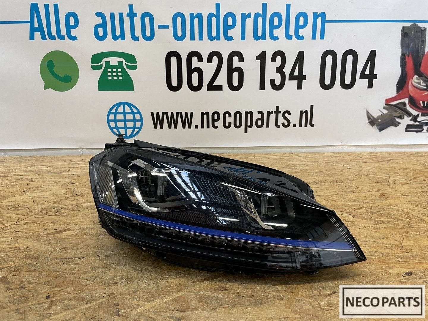 GOLF 7 GTE VOL LED KOPLAMP RECHTS 5GE941036 ( GEEN XENON ), Auto-onderdelen, Verlichting, Volkswagen, Gebruikt, Ophalen of Verzenden