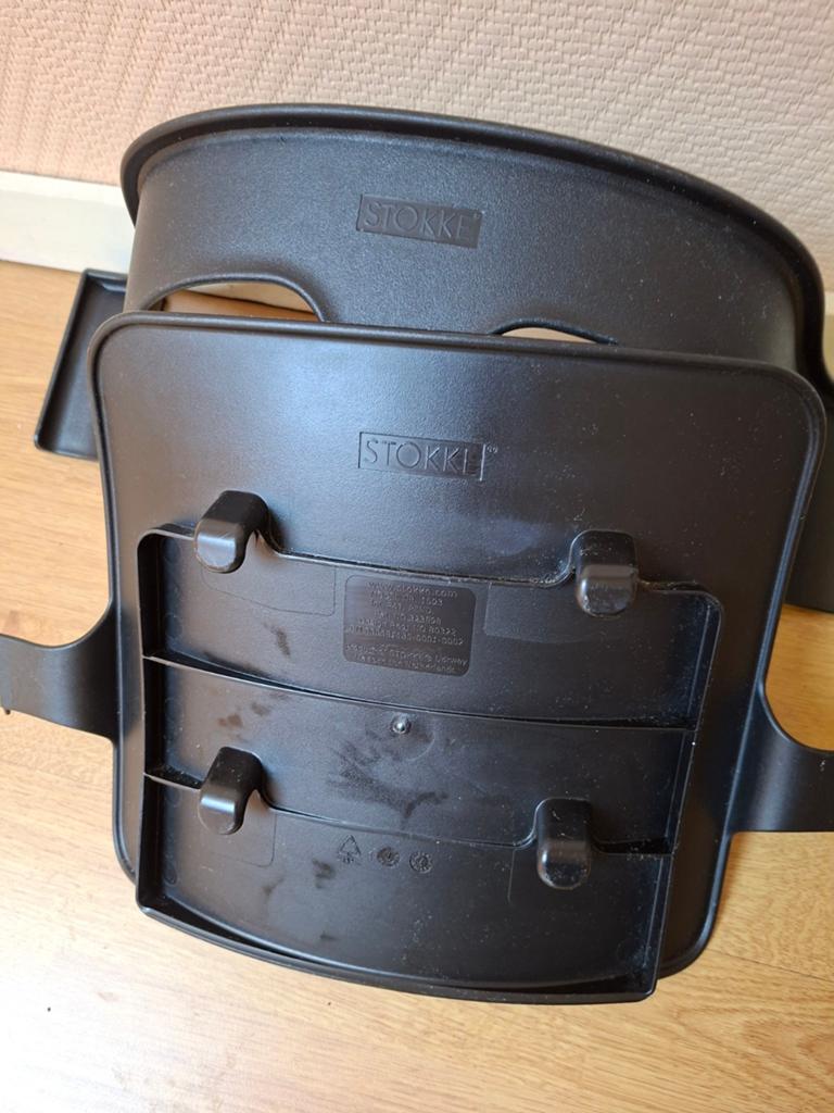 Stokke Tripp Trapp Baby Set Zwart, Ophalen, Zo goed als nieuw, Meegroeistoel, Aanschuifbaar