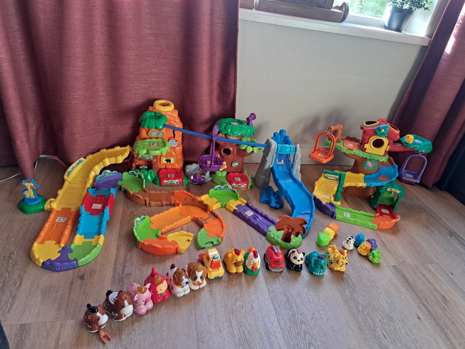 VTech Avonturenjungle & Boomhuis met extra baan, Ophalen of Verzenden, Gebruikt, 6 maanden tot 2 jaar