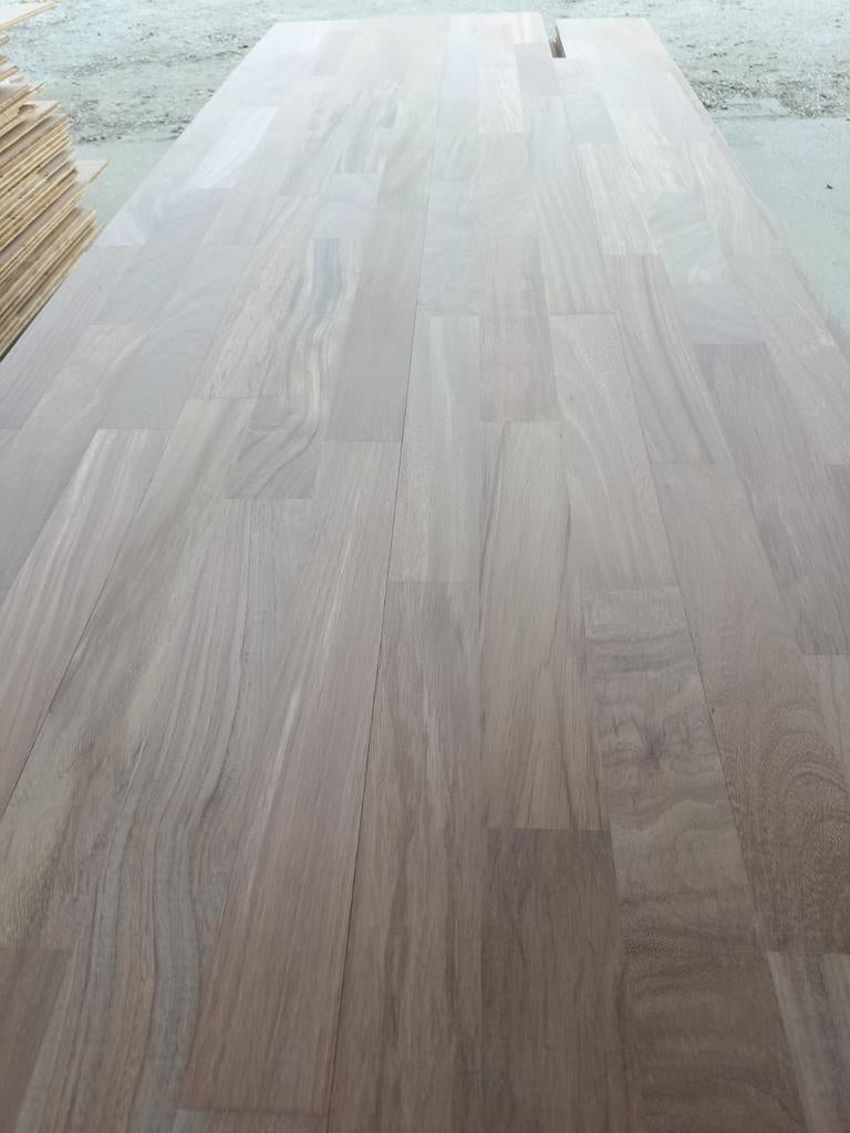 54M2 kersen houten duoplank vloerdelen #VERNIEUWD#, Doe-het-zelf en Verbouw, Vloerdelen en Plavuizen, Gebruikt, Vloerdelen of -planken