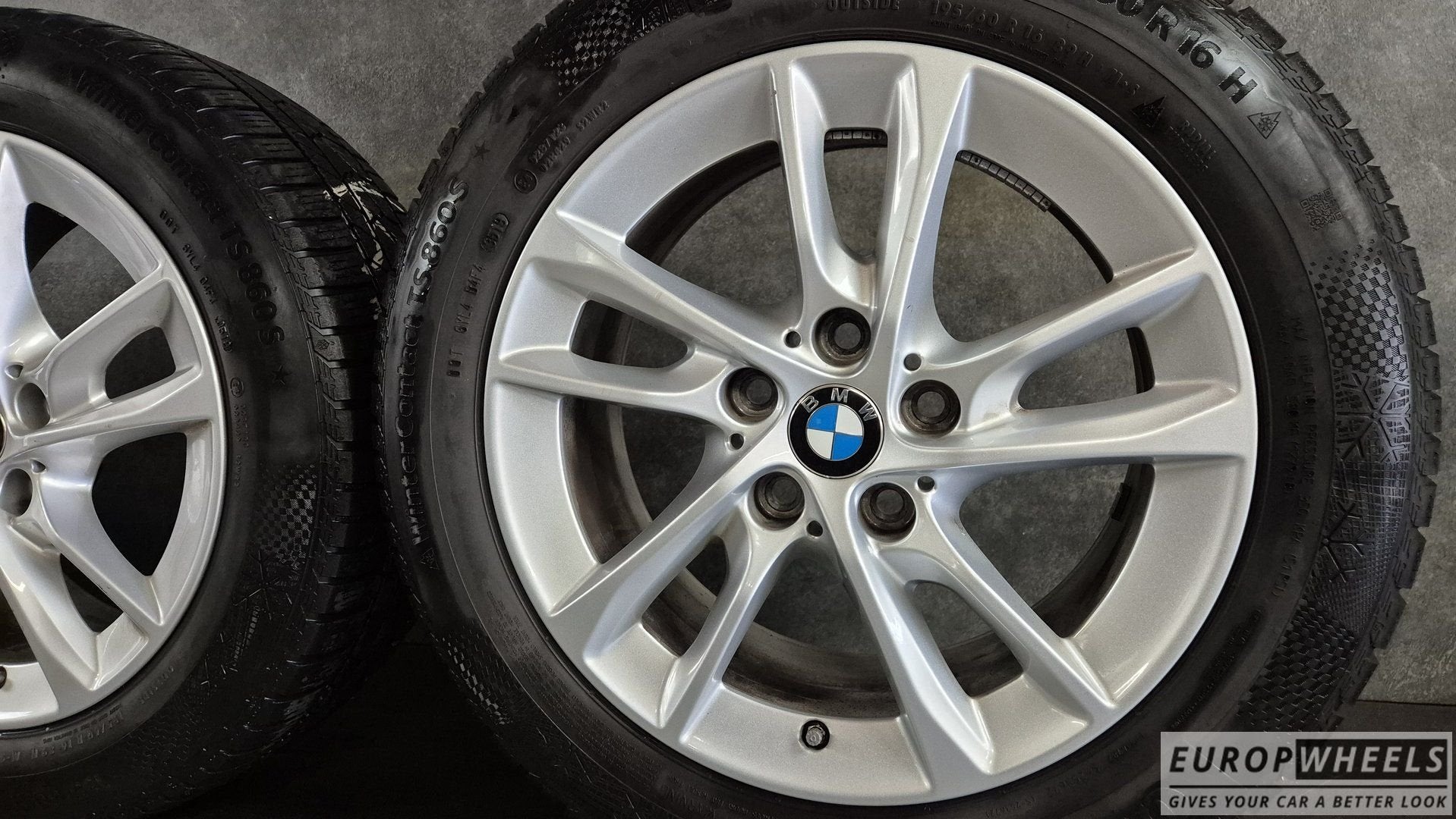 16 inch BMW 2 serie active tourer F45 F46 winterbanden 1 F40, Gebruikt, -, Banden en Velgen, 195 mm