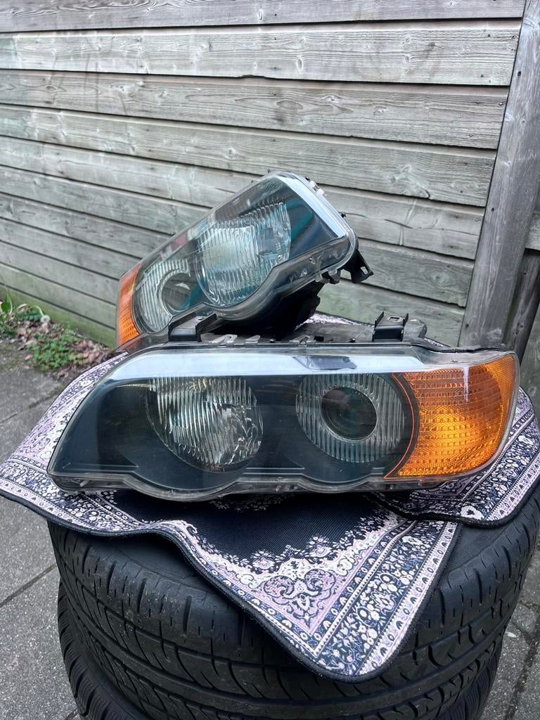 Xenon Koplamp set BMW X5 e53 pre-facelift, Ophalen, Gebruikt, BMW