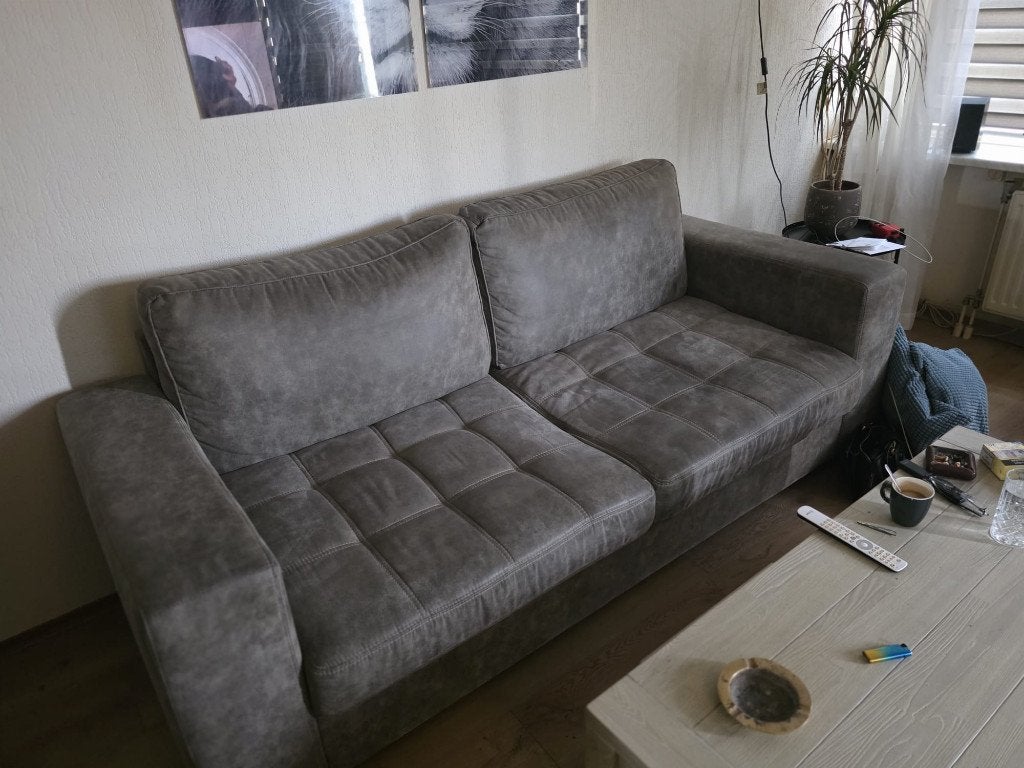 Comfortabele bank, zo goed als nieuw - echt een koopje!, Huis en Inrichting, Ophalen, Driepersoons, 75 tot 100 cm, Zo goed als nieuw