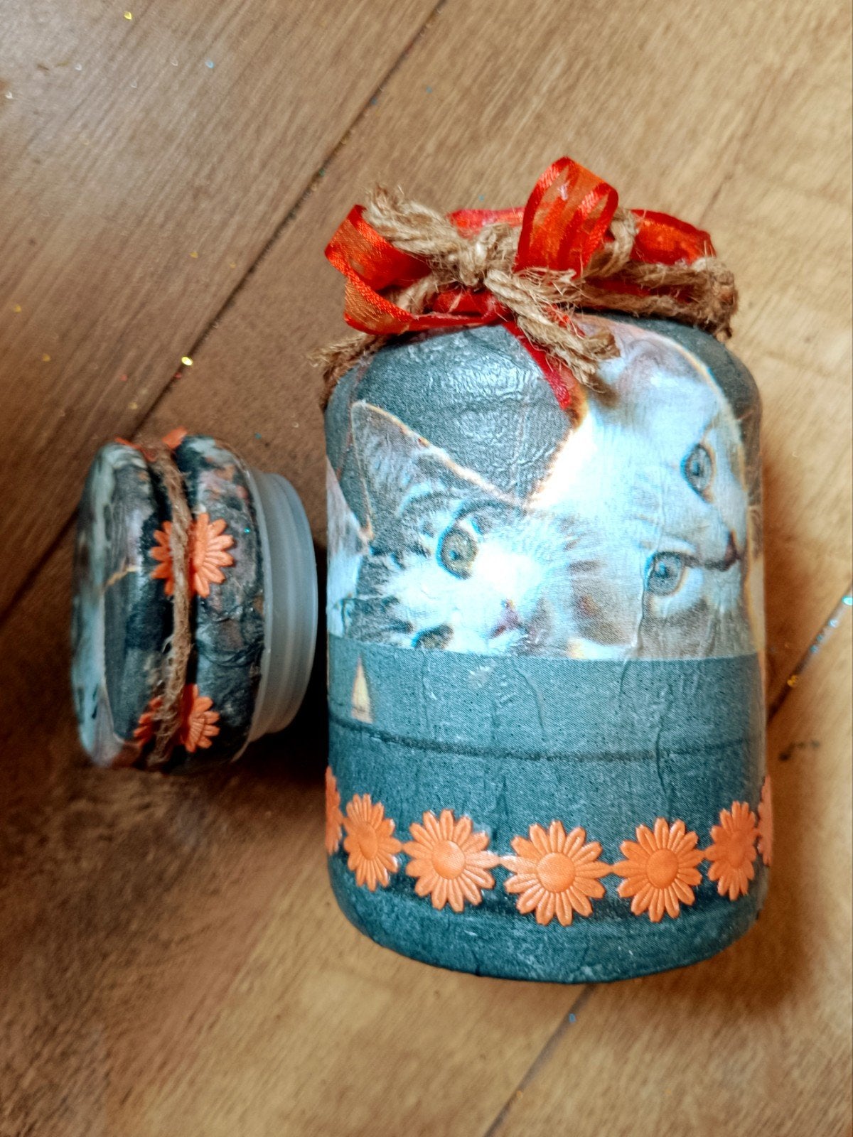 Cats & Flowers, Ophalen of Verzenden, Nieuw, Rond, Glas