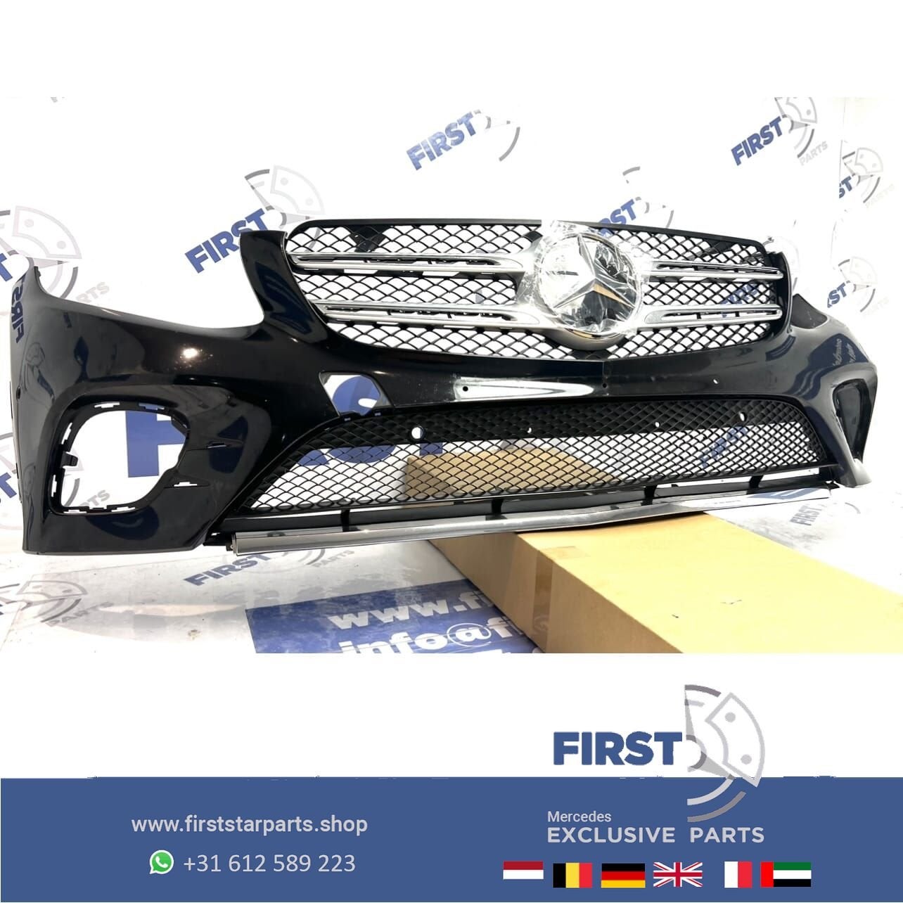W253 BUMPER GLC AMG PRE-FACELIFT origineel Mercedes VOORBUMP, Gebruikt, -, Voor, Ophalen of Verzenden
