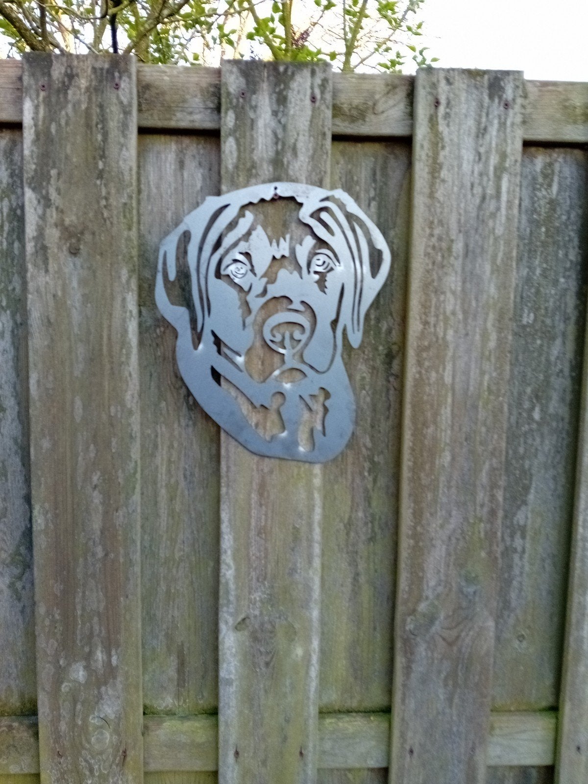 Labrador kop cortenstaal, Ophalen of Verzenden, Nieuw, Metaal, Overige stijlen