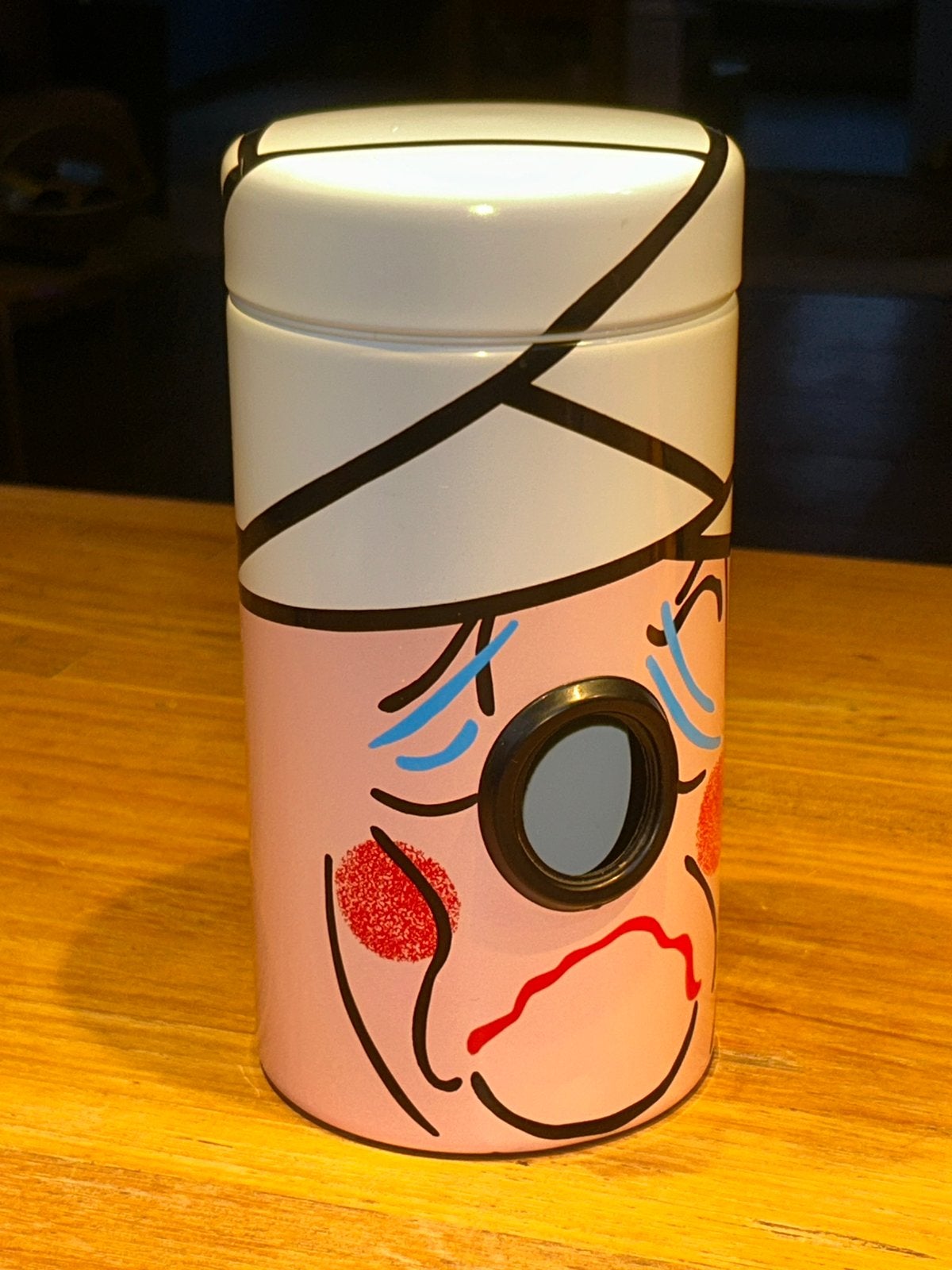Brabantia tissue bus met open neusgat, Verzamelen, Blikken, Ophalen of Verzenden, Gebruikt, Overige, Overige merken
