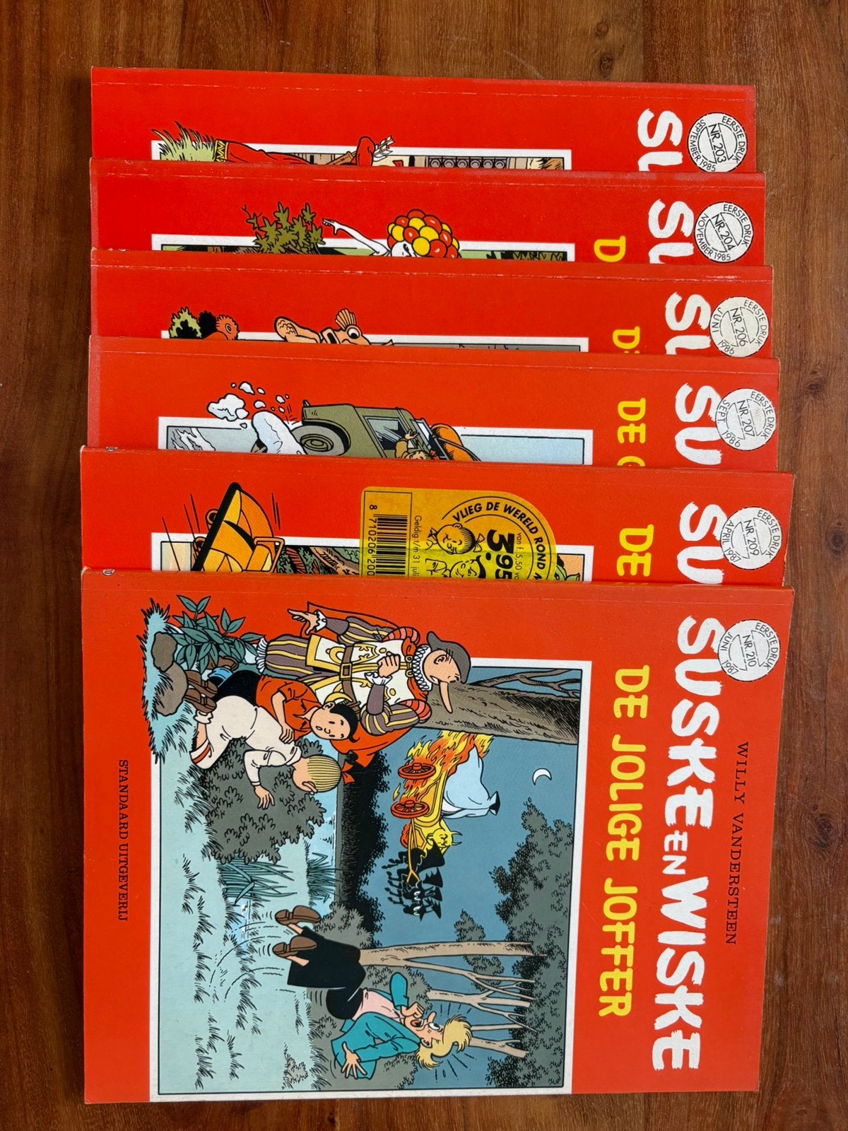 6 x Suske & Wiske 1e druk, Boeken, Stripboeken, Zo goed als nieuw, Eén stripboek, Ophalen