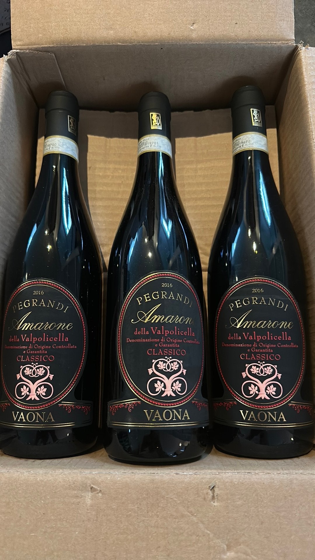 Pegrandi Amarone della Valpolicella Classico 2016, Nieuw, Rode wijn, Vol, Italië