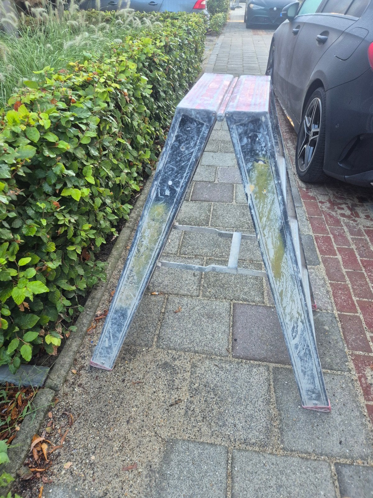 Altrex taurus tdo 4 tredes, Ophalen, Gebruikt, Trap, Opvouwbaar of Inschuifbaar