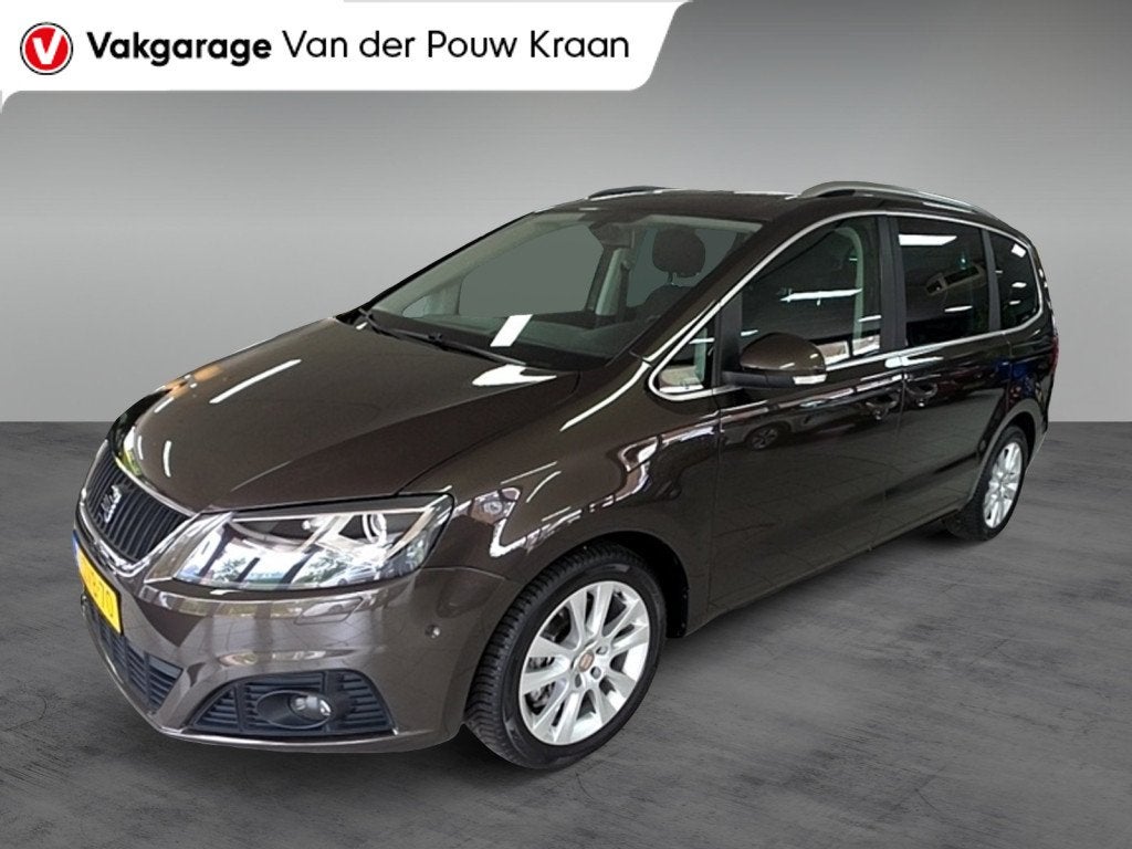 SEAT Alhambra 1.4 TSI Style Business 7 Persoons / Panoramada, Auto's, Keurmerk '100% Onderhouden', Stof, Zwart, 4 cilinders