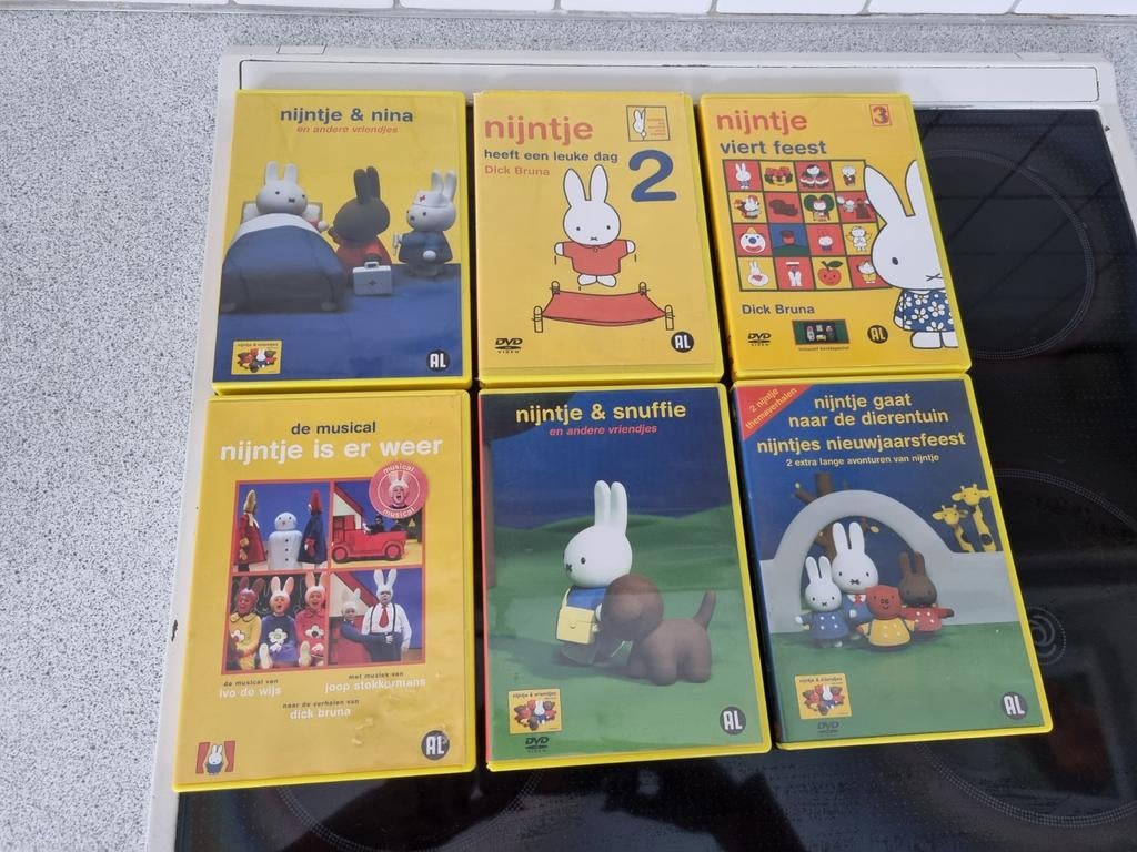 6 nijntje dvds, Alle leeftijden, Ophalen, Zo goed als nieuw