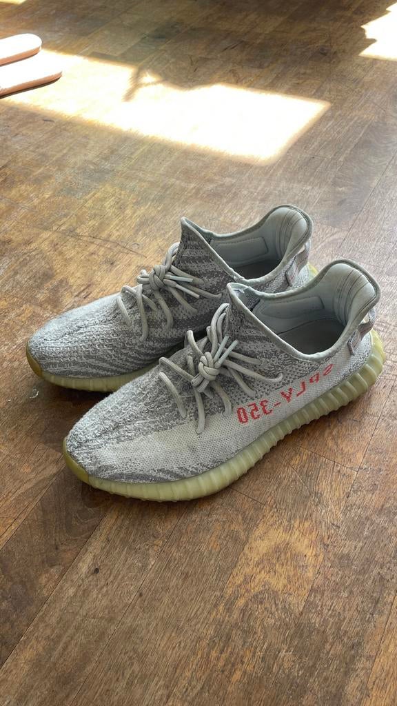Adidas Yeezy Boost 350 V2 blue tint, Kleding | Heren, Schoenen, Blauw, Ophalen of Verzenden, Sneakers of Gympen, Gedragen