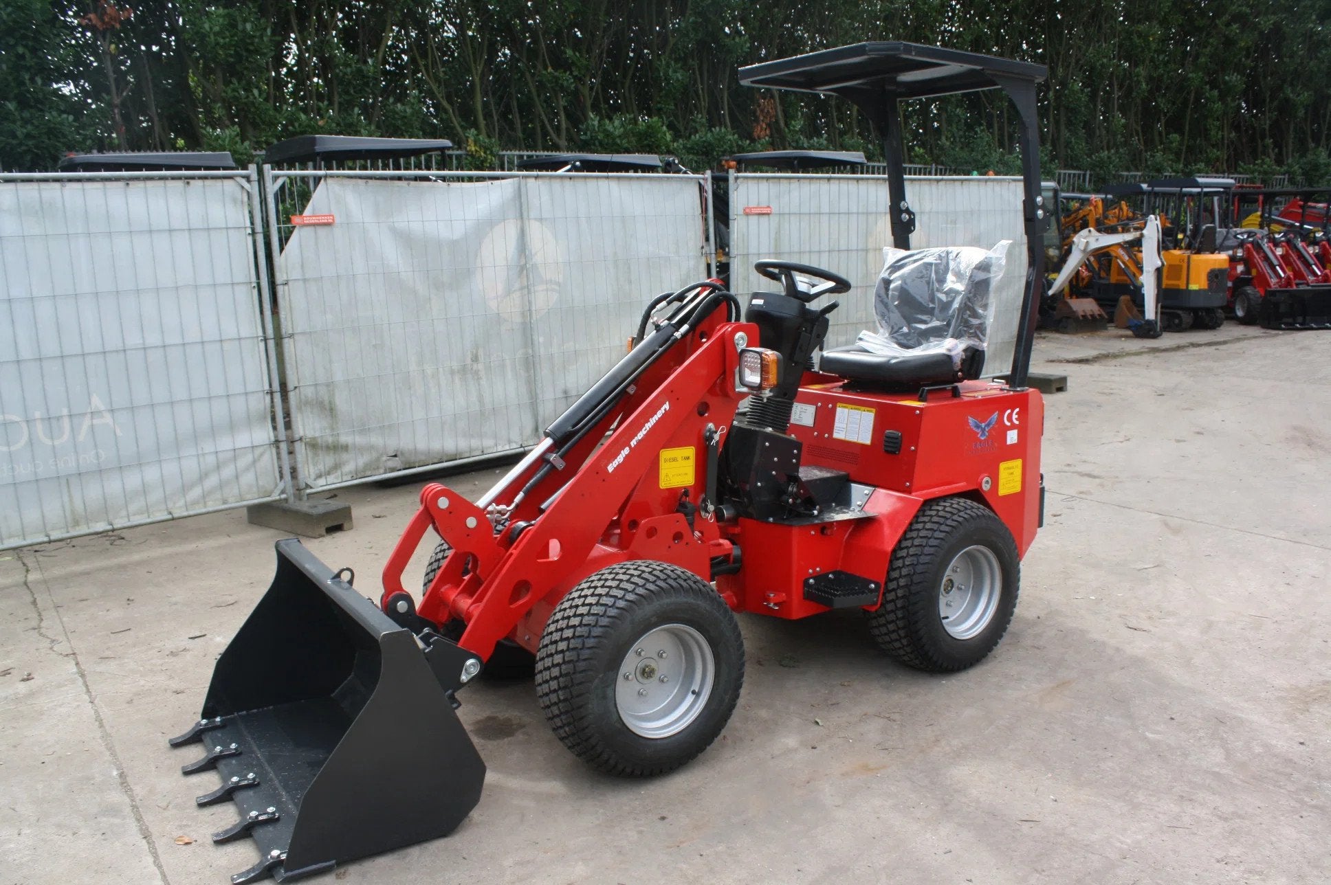 Eagle kubota 1200 kubota engine 4x4 minishovel LB (bj 2026), Wiellader of Shovel