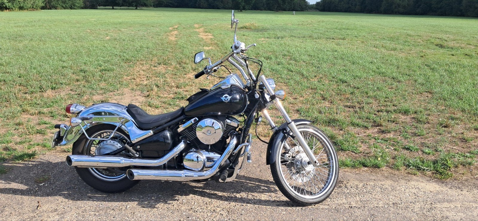 Moet weg! Nette Kawasaki Vulcan VN 800 22xxx km +duozadel, 2 cilinders, Particulier, Meer dan 35 kW, 800 cc