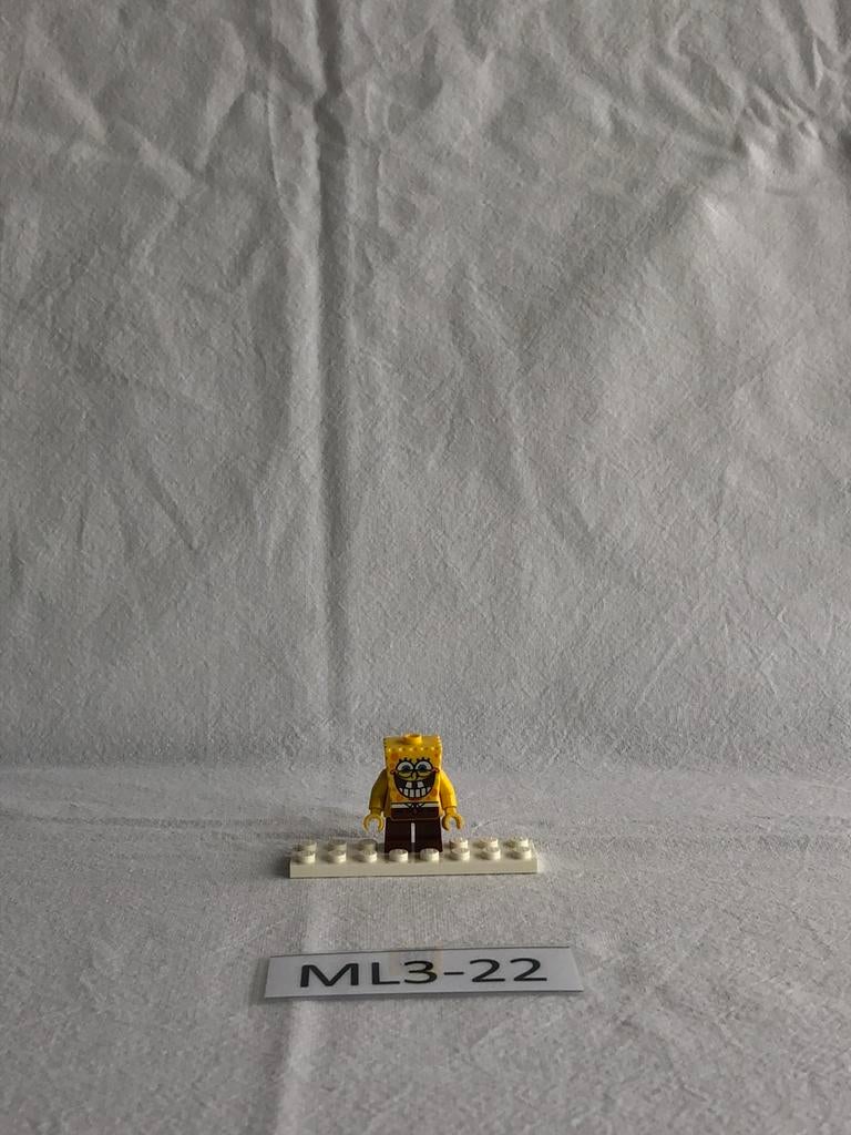 Lego SpongeBob minifiguur bob1 - SpongeBob - ML3-22, Lego, Lego, Gebruikt, Lego