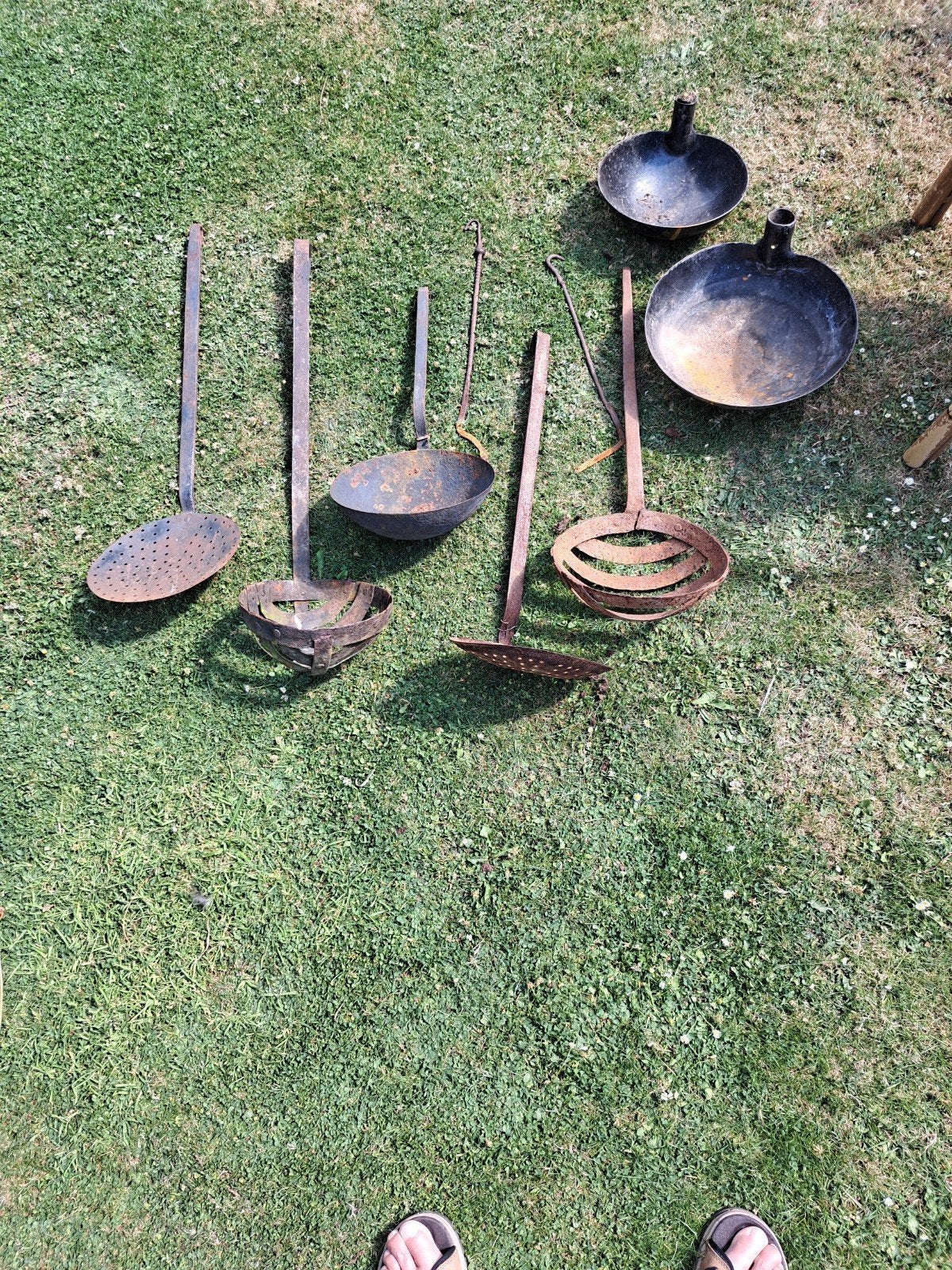 Boeren gereedschap 9stuks, Ophalen