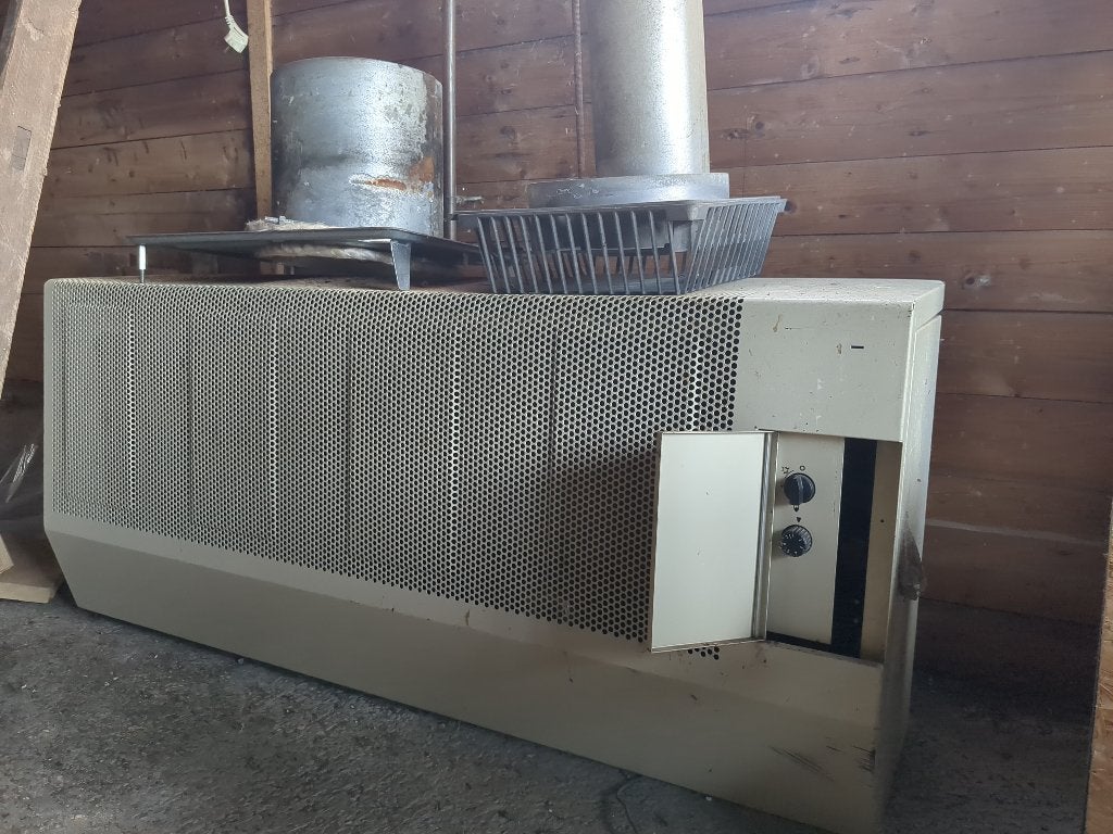 Dru wand gaskachel geschikt voor propaangas, Ophalen, Gebruikt, Gas, Gaskachel