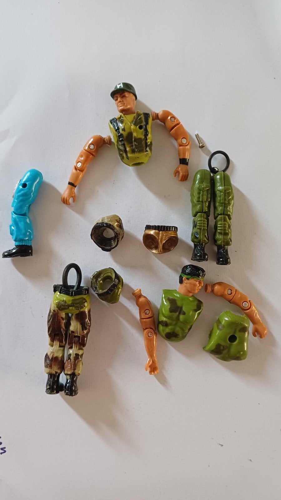 Vintage G.I. Joe onderdelen jaren '80/'90 - losse stukken, Ophalen of Verzenden, Gebruikt
