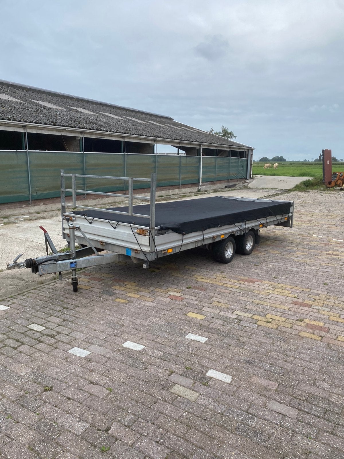 Plateauwagen verdonk 450x180 2500kg, Ophalen, Zo goed als nieuw