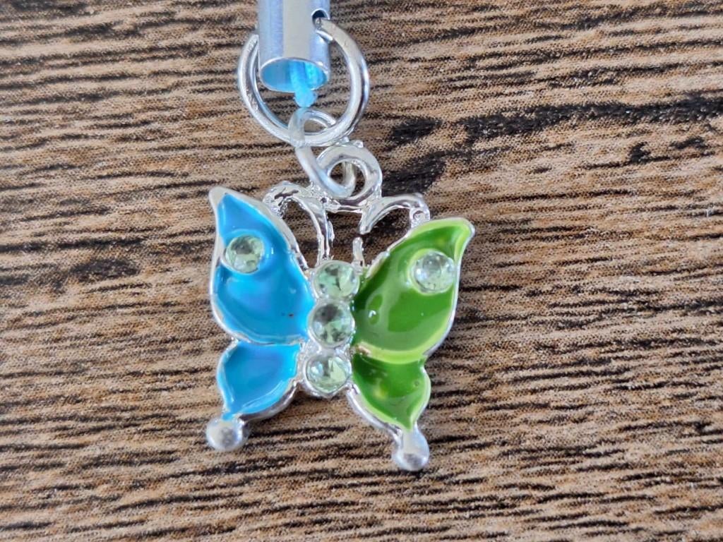 Telefoonhanger : Vlinder !! 9, Info@keycharms.nl, Nieuw, Medemblik, Telefoonhanger of Accessoire